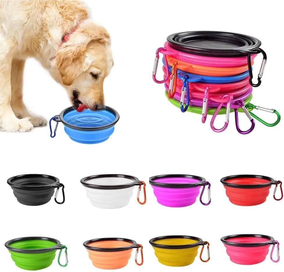 Foldable Silicone Pet Feed Bowl – Compact Travel Bowl for Pet