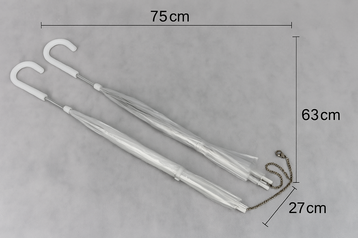 Transparent Umbrella Leash for Dogs – Rain Protection with Chain Lead Hands-Free Walking