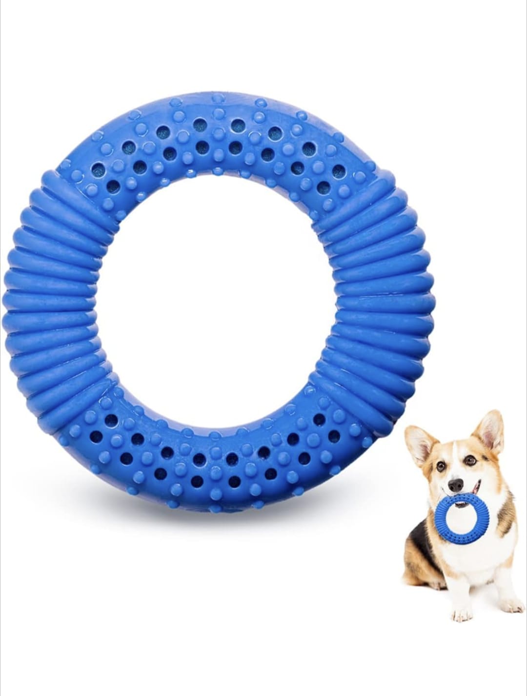 🧊 Cooling Dog Toy Loop – Freezable Summer Chew Ring SKU Code: 10649817