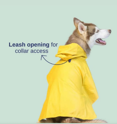 Plain Dog Raincoat – Lightweight & Water-Resistant SKU: PP-PSG-RAINCT