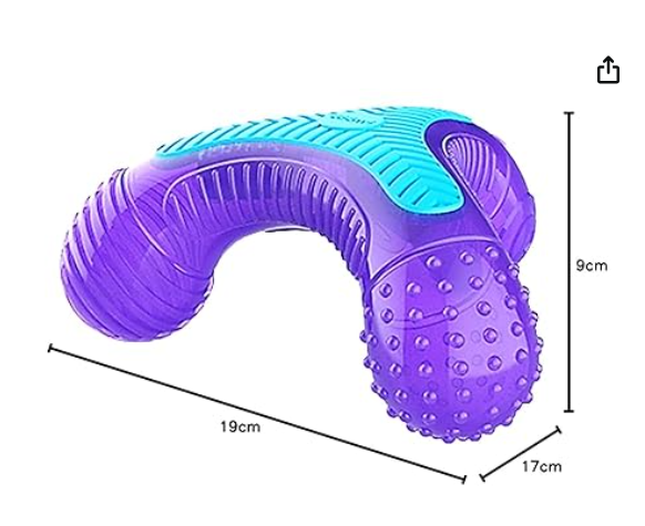 Multi-Sounds Bone – 3-in-1 Squeaky Dental Toy for Dogs - Gigwi