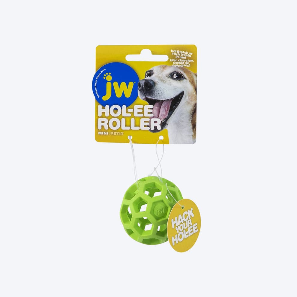Hol-ee Roller Puzzle – Interactive Treat-Stuffing Dog Toy - Jumbo