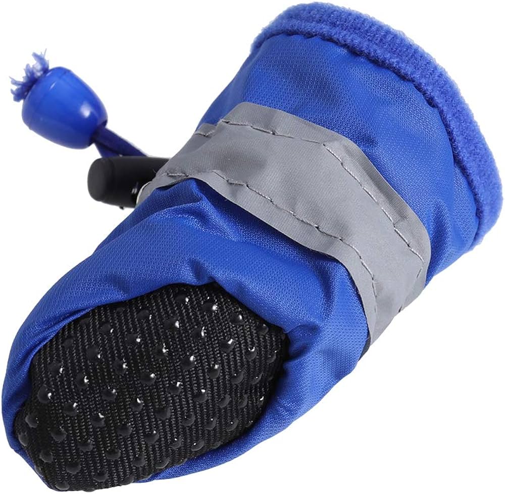 Basic Waterproof Dog Rain Boots (Set of 4) – Anti-Slip Monsoon Paw Protection