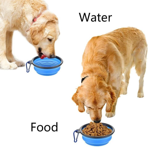 Foldable Silicone Pet Feed Bowl – Compact Travel Bowl for Pet