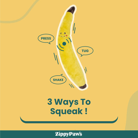 Zippy Paws Jigglerz - Banana