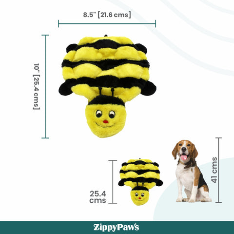 Zippy Paws Squeakie Crawler - Bertie the Bee