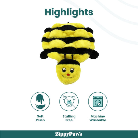 Zippy Paws Squeakie Crawler - Bertie the Bee