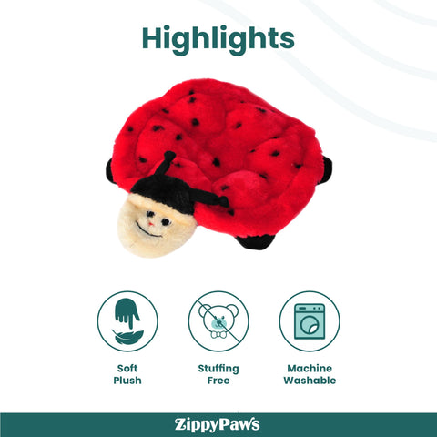 Zippy Paws Squeakie Crawler - Betsey the Ladybug