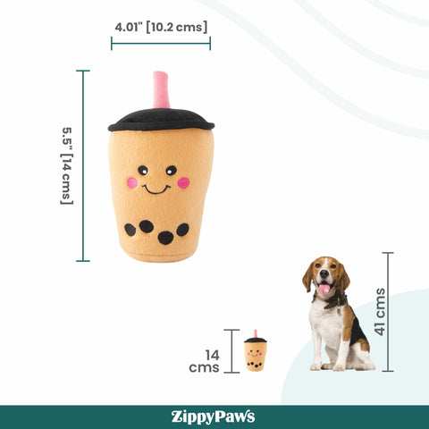 Zippy Paws NomNomz - Boba Milk Tea