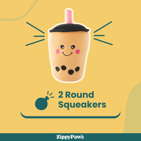 Zippy Paws NomNomz - Boba Milk Tea
