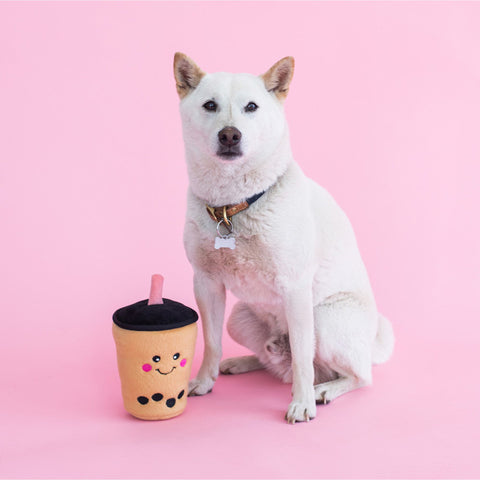 Zippy Paws NomNomz - Boba Milk Tea