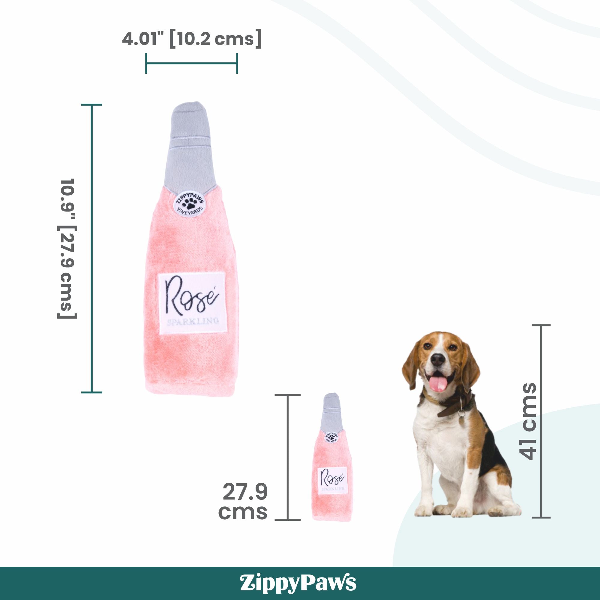 Zippy Paws Happy Hour Crusherz Rose