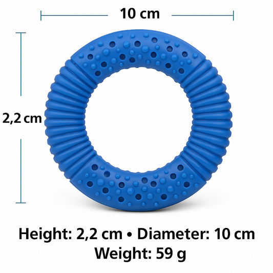 🧊 Cooling Dog Toy Loop – Freezable Summer Chew Ring SKU Code: 10649817