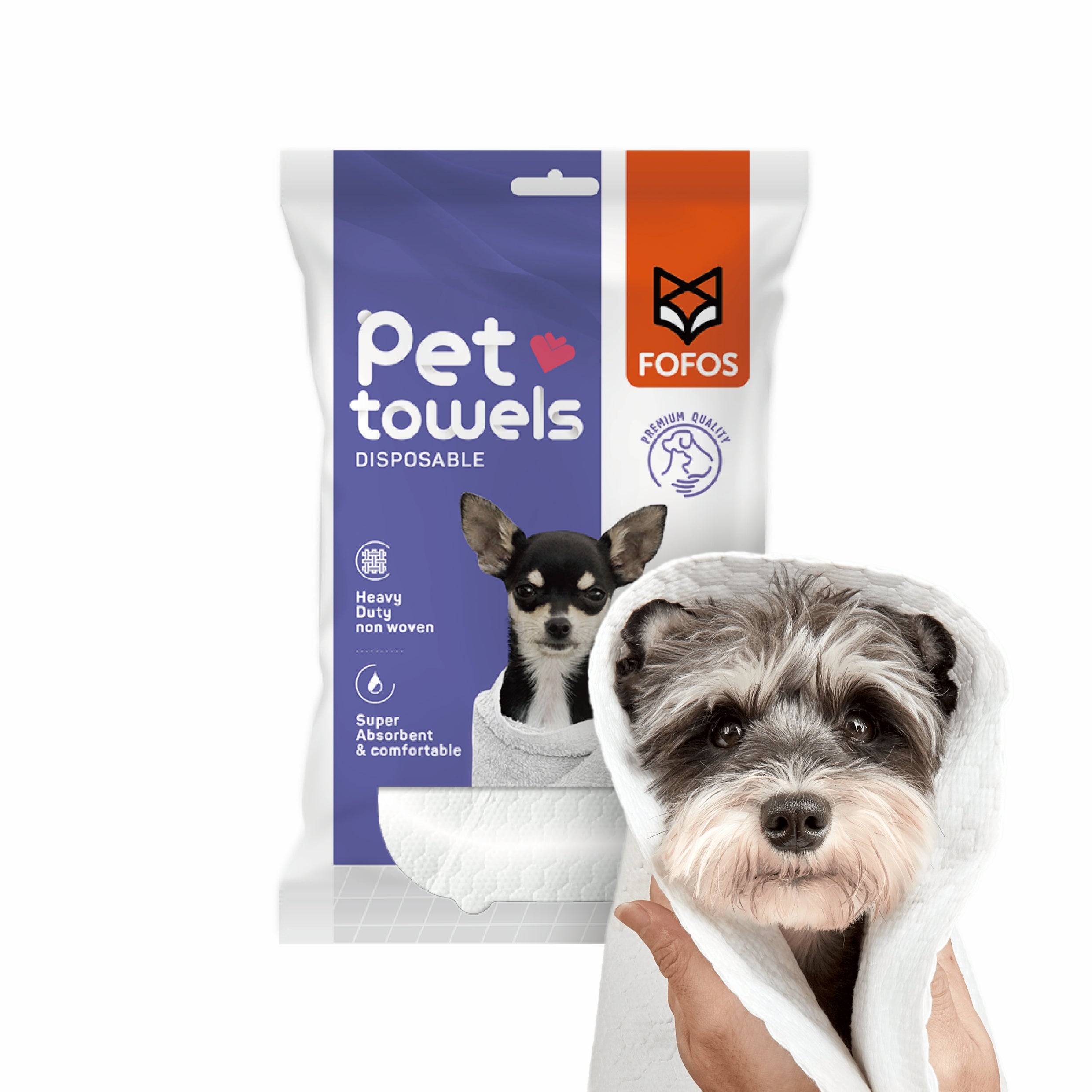 FOFOS Disposable Pet Towels L