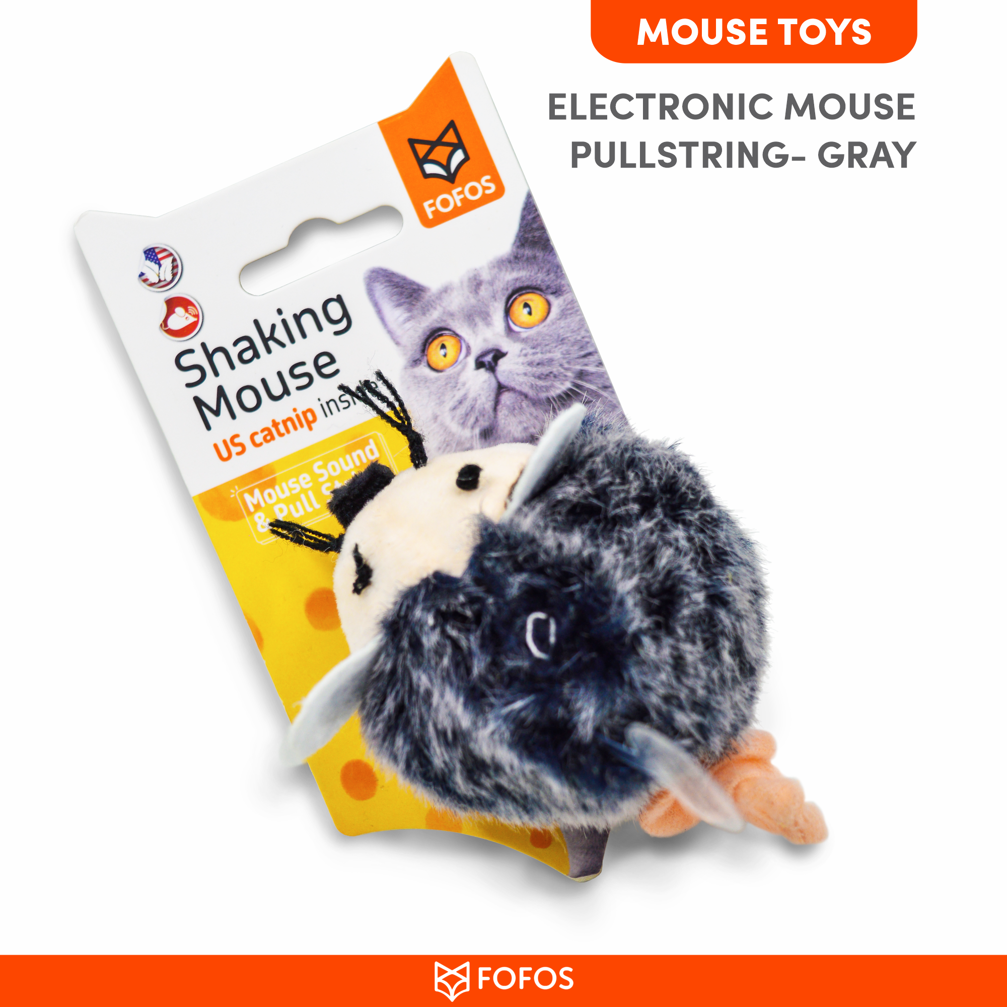FOFOS Pull String & sound chip Mouse