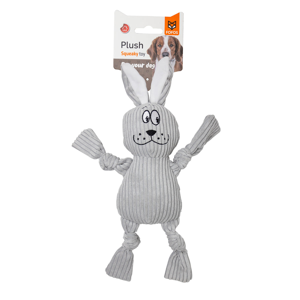 FOFOS Fluffy Rabbit Grey