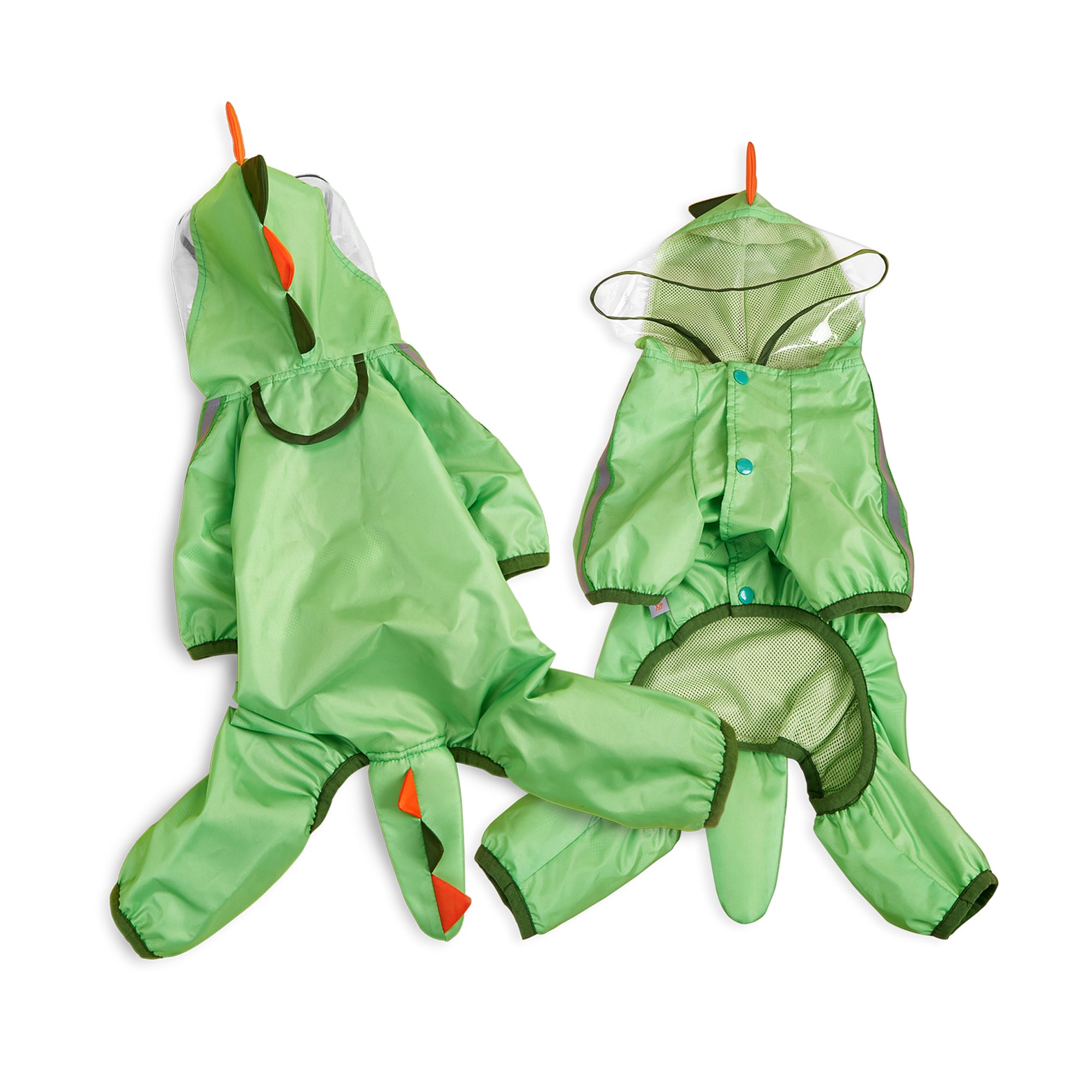 FOFOS Pet Raincoat-Dinosaur