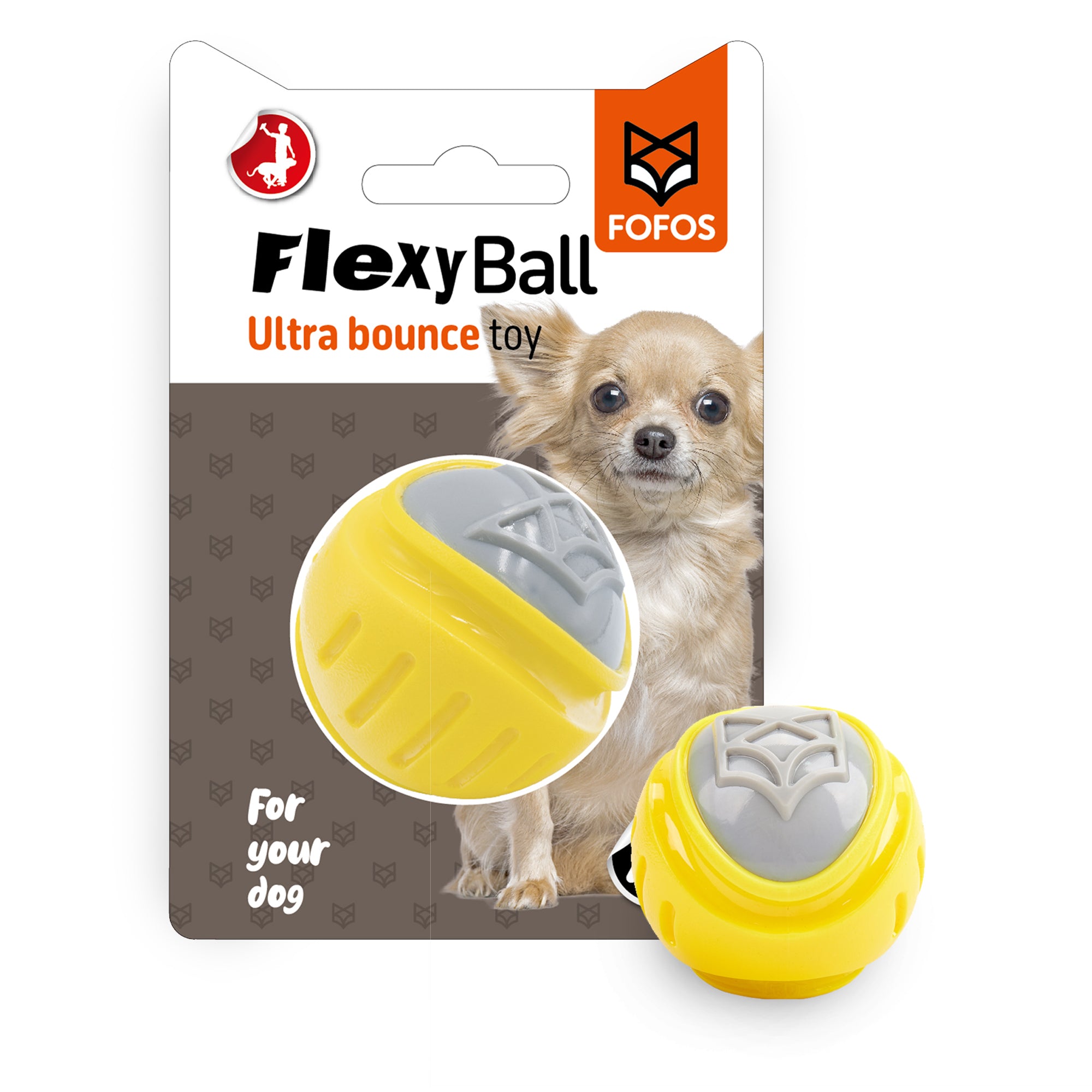 FOFOS Flexy Ball Ultra Bounce Toy