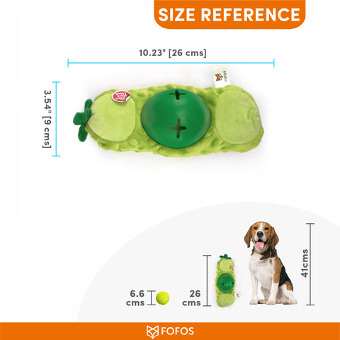 FOFOS Cute Treat Toy-Green Bean