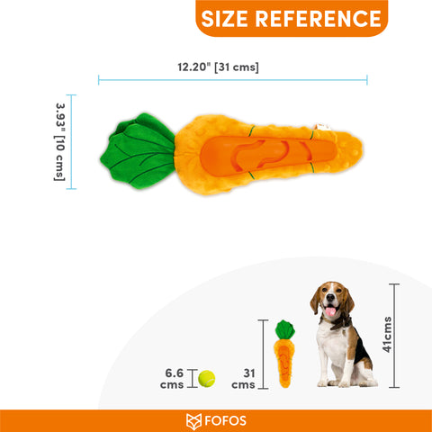 FOFOS Cute Treat Toy-Carrot