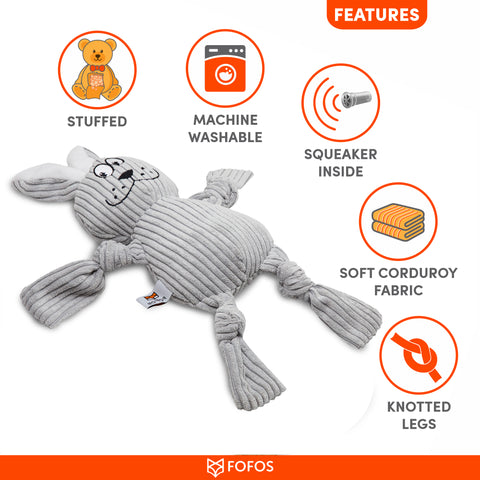 FOFOS Fluffy Rabbit Grey