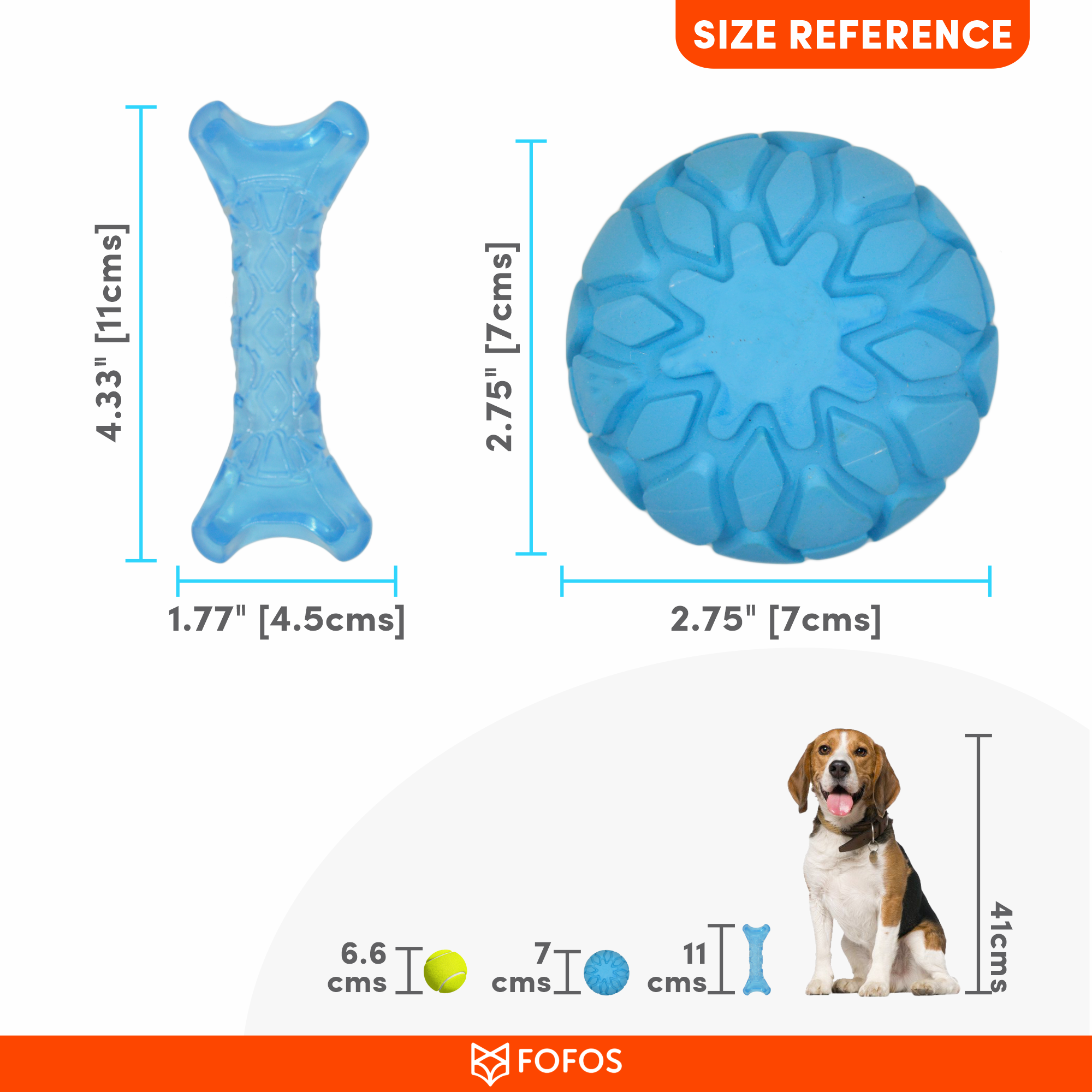 FOFOS Milk Bone & Ball