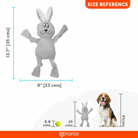 FOFOS Fluffy Rabbit Grey