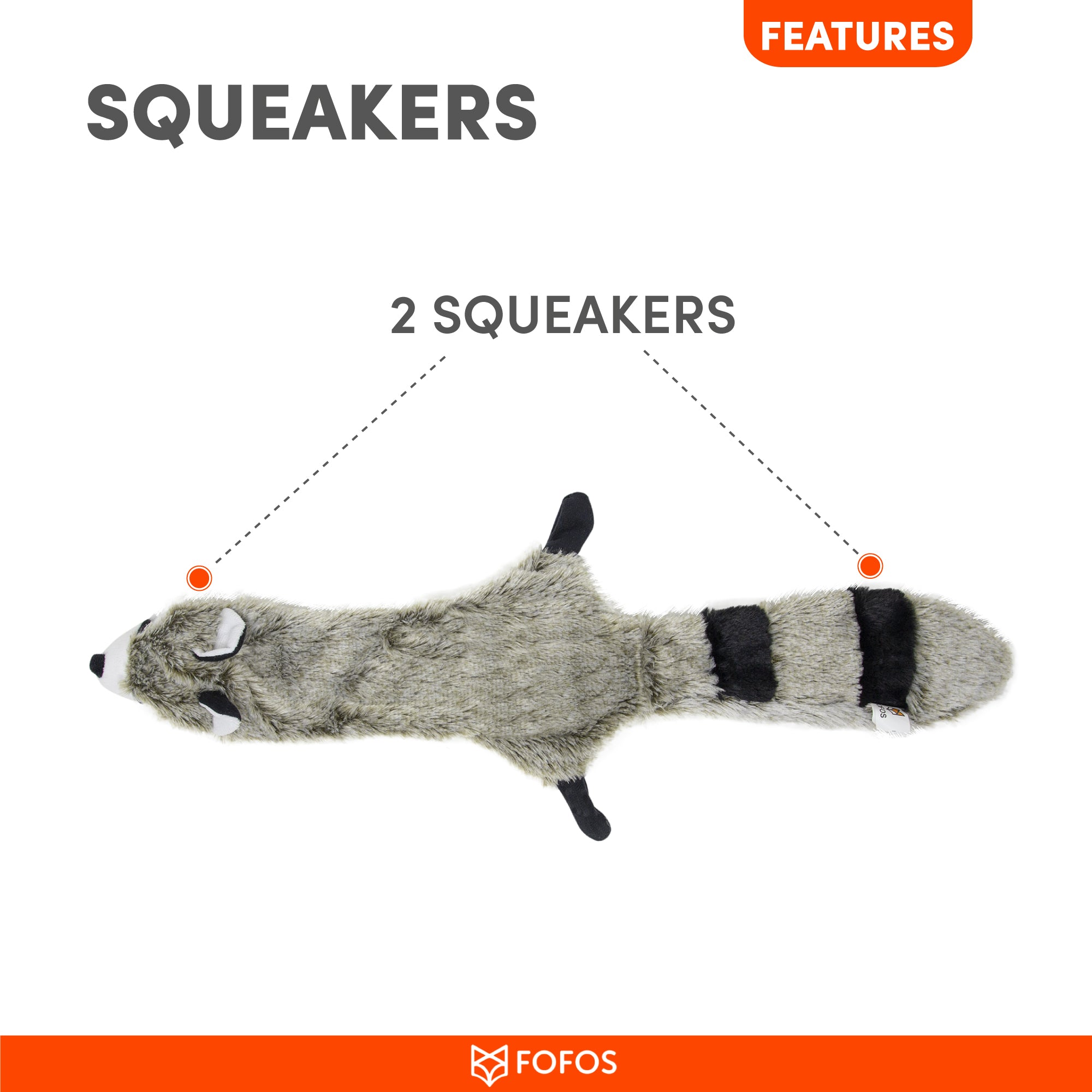 FOFOS Skinneez Plush Toys