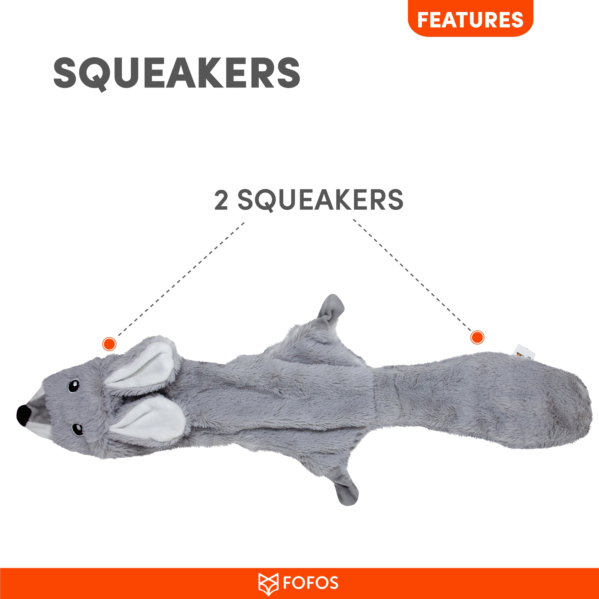 FOFOS Skinneez Plush Toys