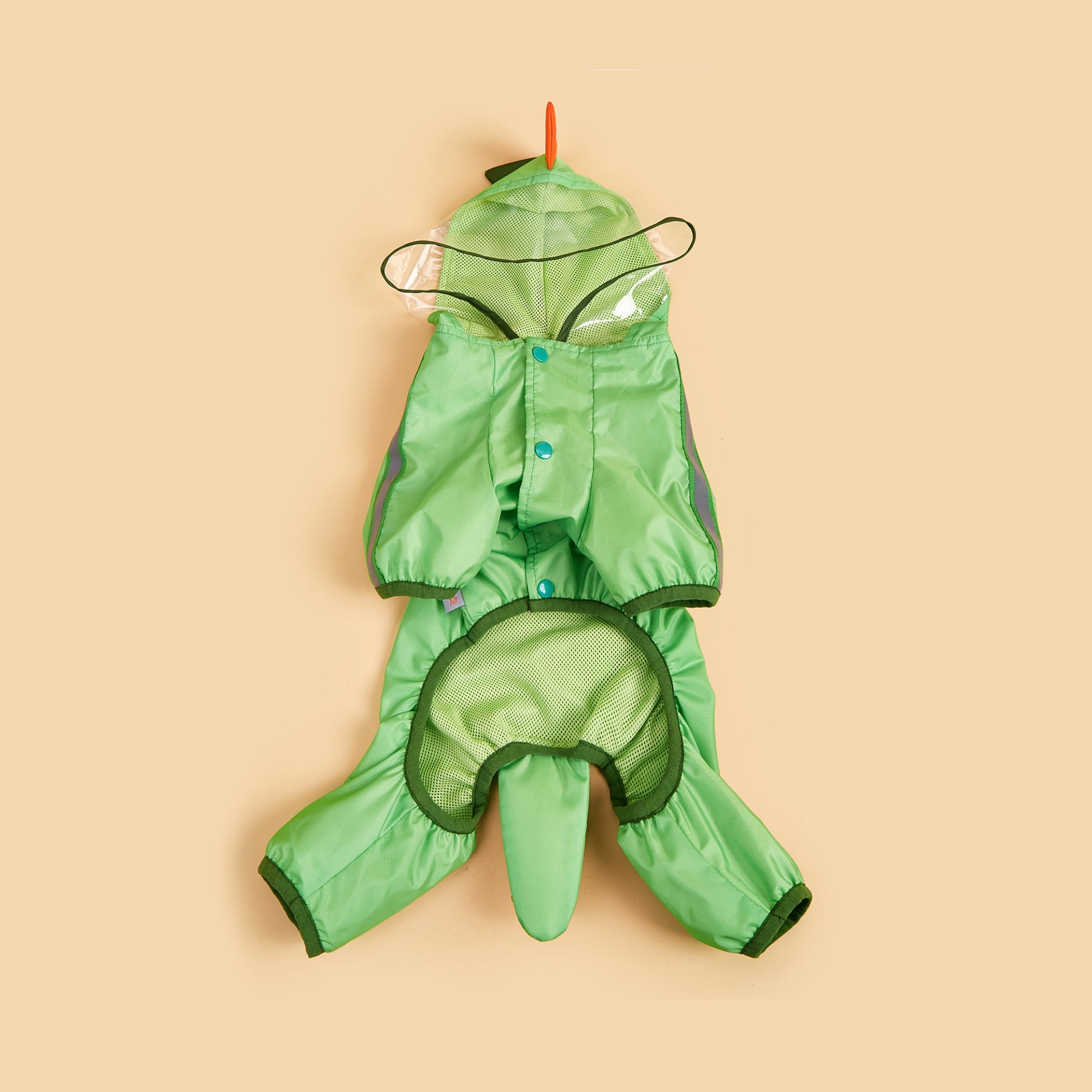FOFOS Pet Raincoat-Dinosaur