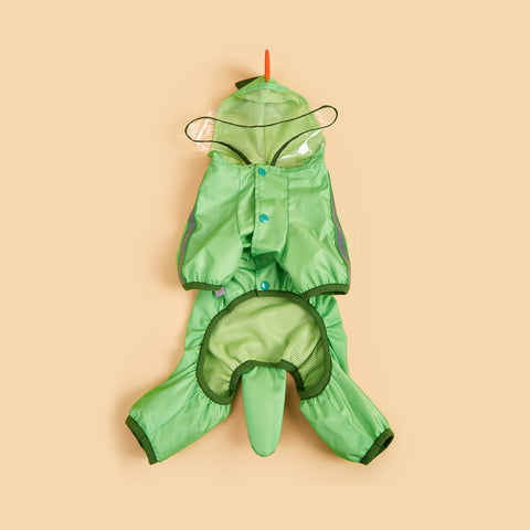 FOFOS Pet Raincoat-Dinosaur