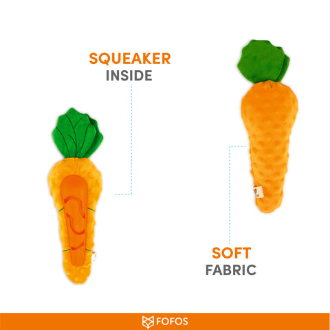 FOFOS Cute Treat Toy-Carrot