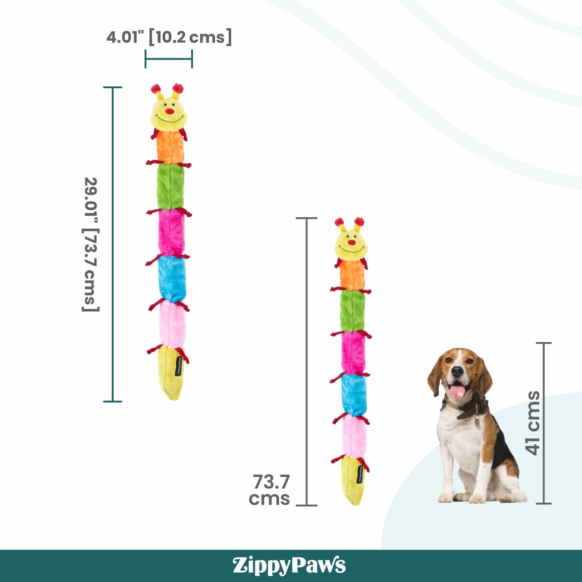 Zippy Paws Blasters - Caterpiller - Jumbo