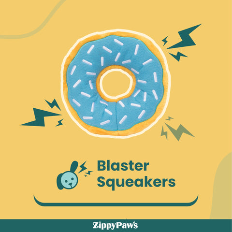 Zippy Paws Jumbo Donutz - Blueberry
