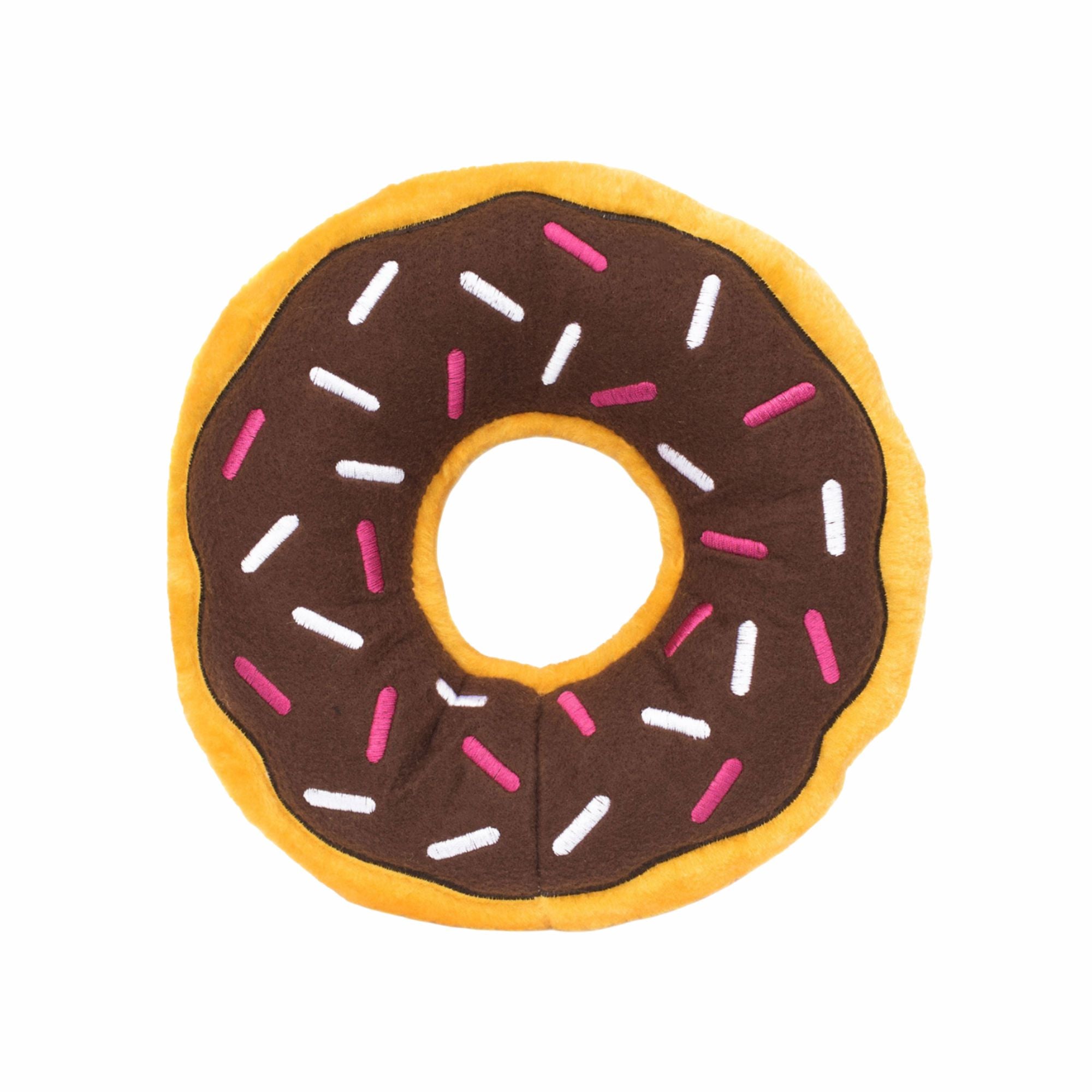 Zippy Paws Jumbo Donutz - Chocolate