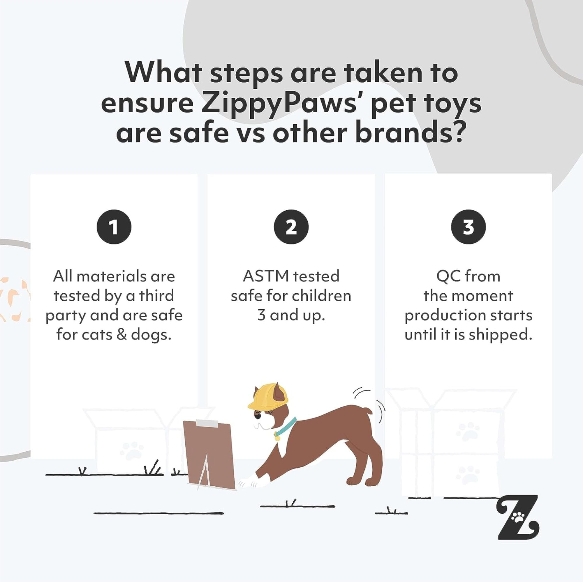 Zippy Paws Jumbo Donutz - Chocolate