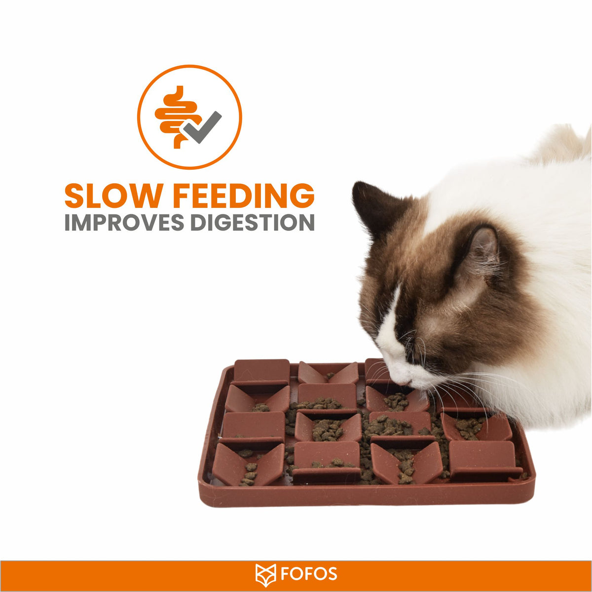 FOFOS Licking Mat dark brown