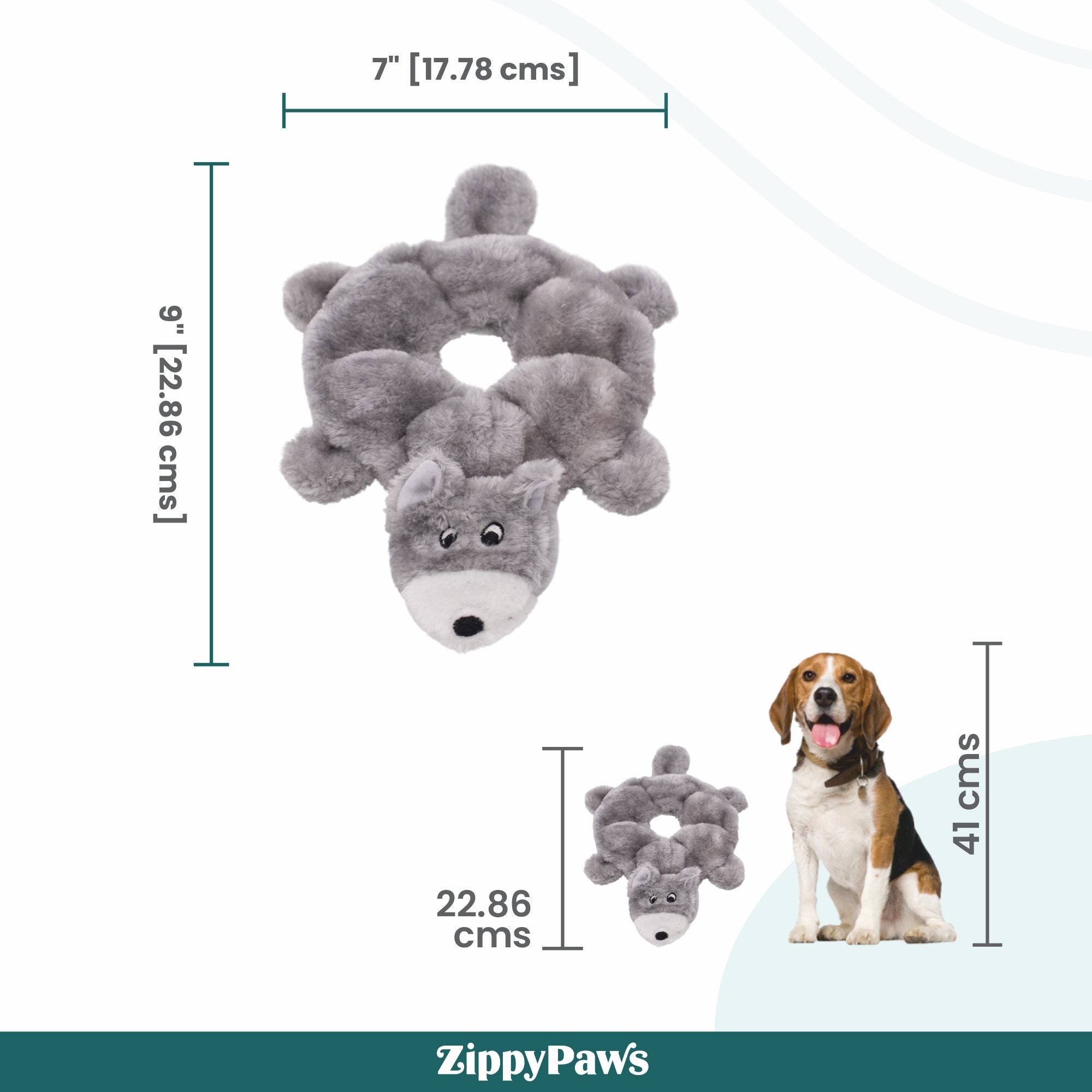 Zippy Paws Loopy - Wolf