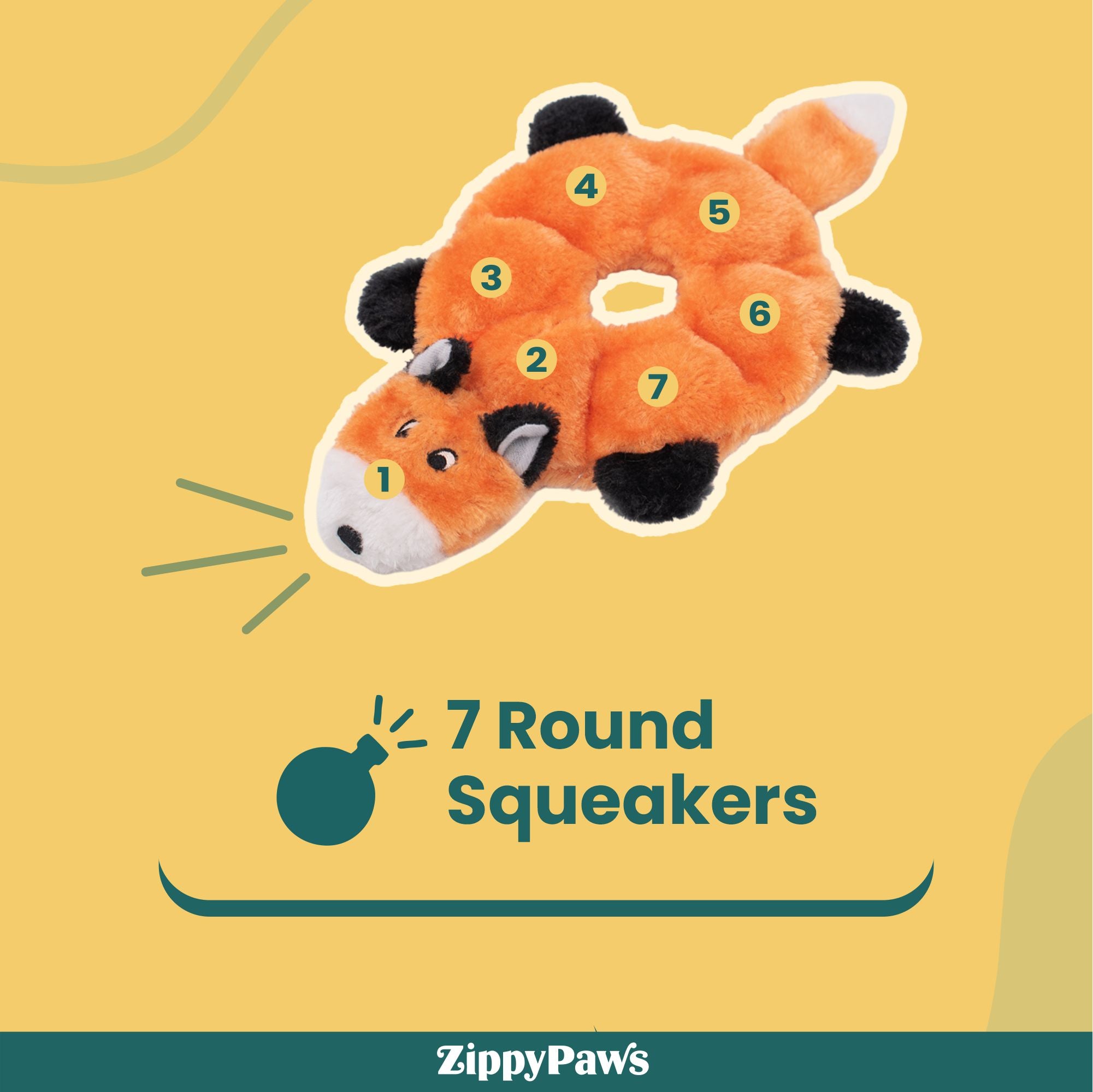 Zippy Paws Loopy - Fox