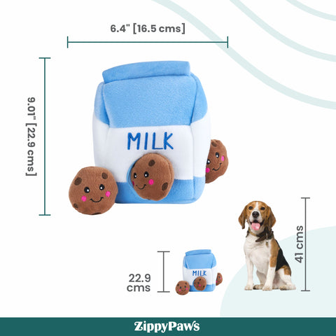 Zippy Paws Zippy Burrows - Milk and Cookies