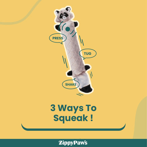 Zippy Paws Jigglerz - Raccoon