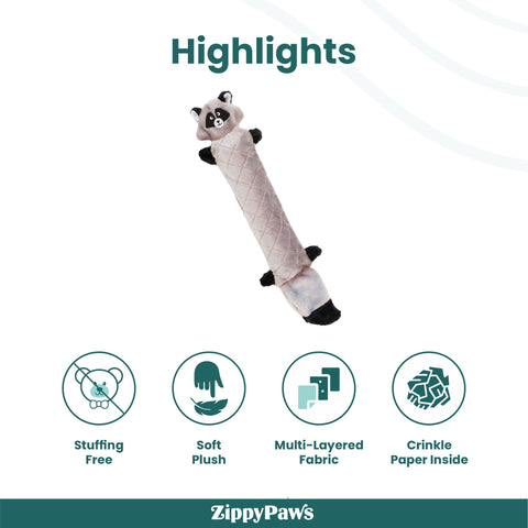 Zippy Paws Jigglerz - Raccoon