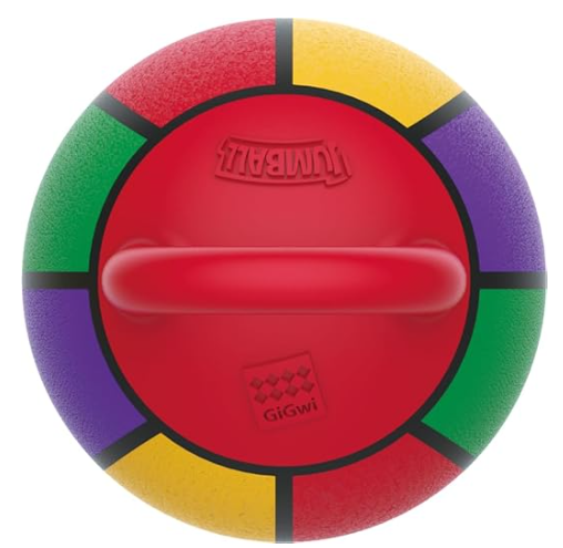 Jumball Basketball Mini – Tough Rubber Ball with Handle - Gigwi
