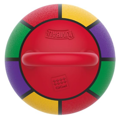 Jumball Basketball Mini – Tough Rubber Ball with Handle - Gigwi