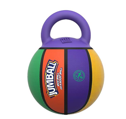 Jumball Basketball – Multicolor Heavy-Duty Dog Toy - Gigwi