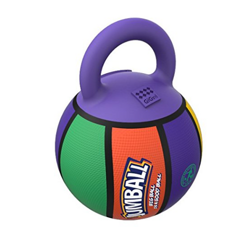 Jumball Basketball – Multicolor Heavy-Duty Dog Toy - Gigwi