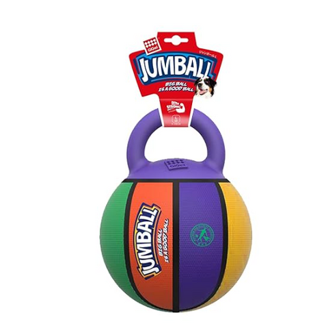 Jumball Basketball – Multicolor Heavy-Duty Dog Toy - Gigwi