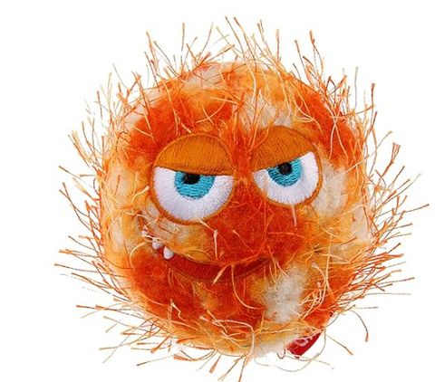 Crazy Ball – Fun Squeaky Plush Ball for Dogs - Gigwi