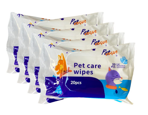 Pet Wet Wipes – 20 pcs | Monsoon Hygiene for Dogs & Cats
