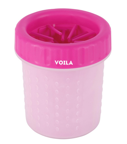 Paw Cleaner Cup for Dogs – Medium/Large | Soft Bristle Mud Remover for Monsoon